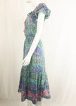 Bell Ruffle Sleeve Maxi Size M