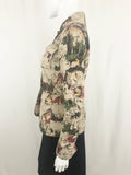 Etro Animal Print Jacket Size S