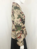 Etro Animal Print Jacket Size S