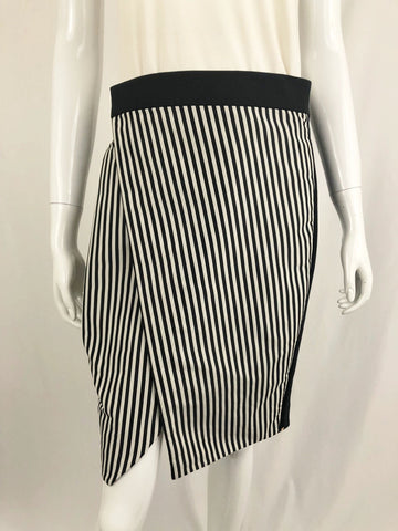 SPORTMAX Striped Wrap Skirt Size 2
