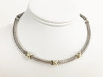 David Yurman 14K Triple X Cable Necklace